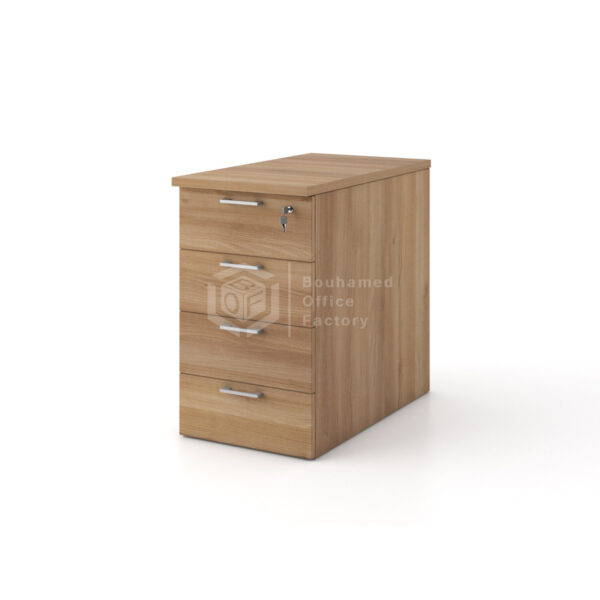 Caisson hauteur bureau 4 tiroirs