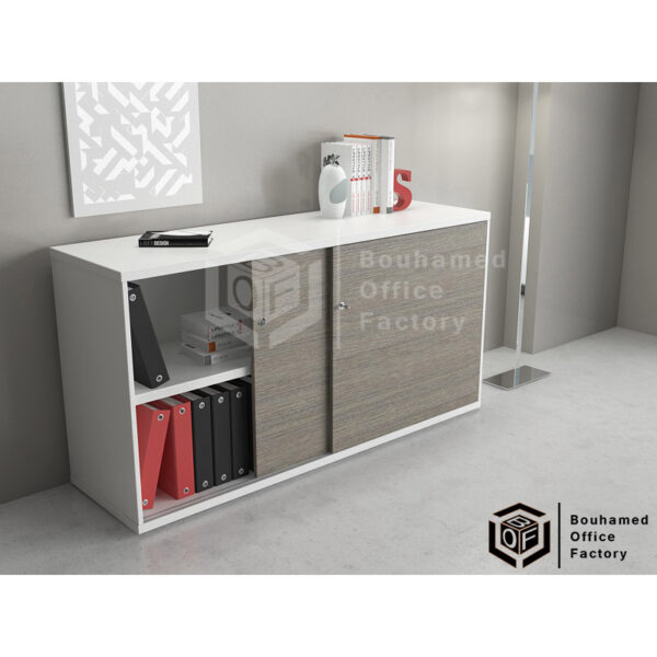 Armoire basse portes coulissantes REMUS