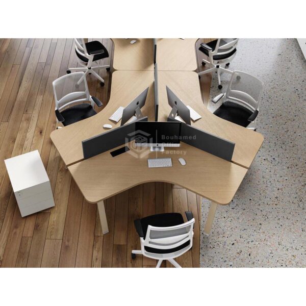 Bureau bench 3 personnes Sivir