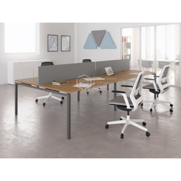 Bureau bench 4 personnes Kayza