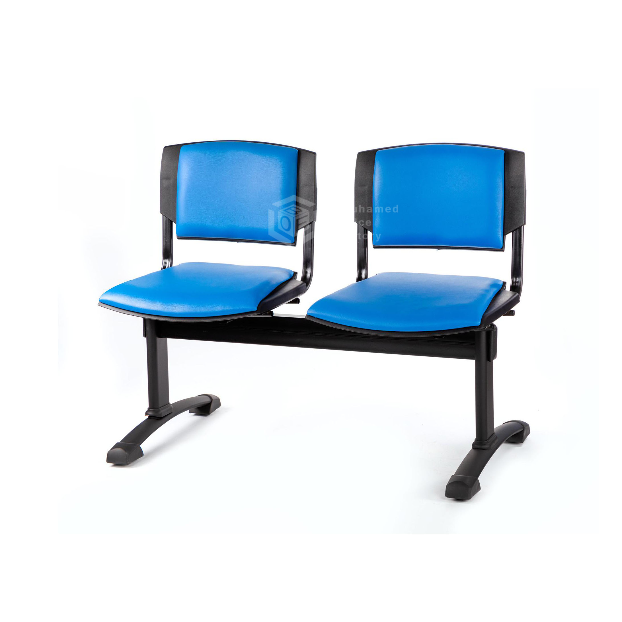 big_CHAISE JUMELEE A 2 PLACES SYGMA NOIR SOCLE IMPORTE NOIR