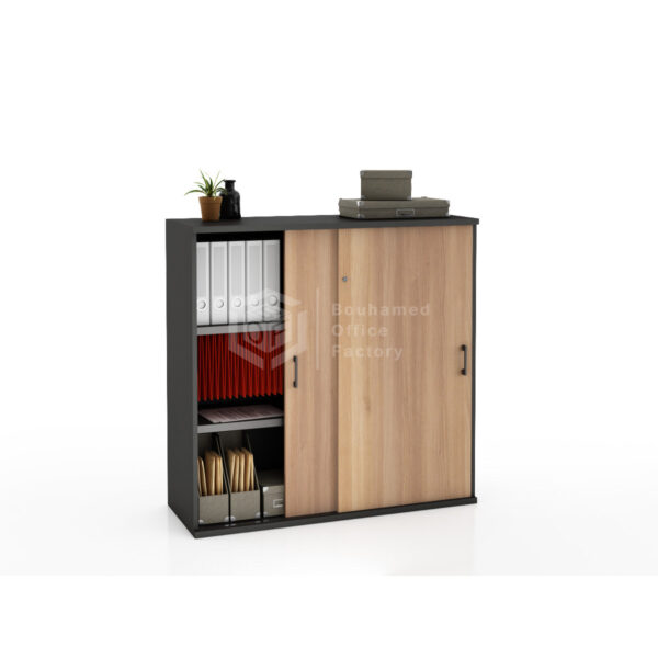Armoire mi-haute portes coulissantes REMUS